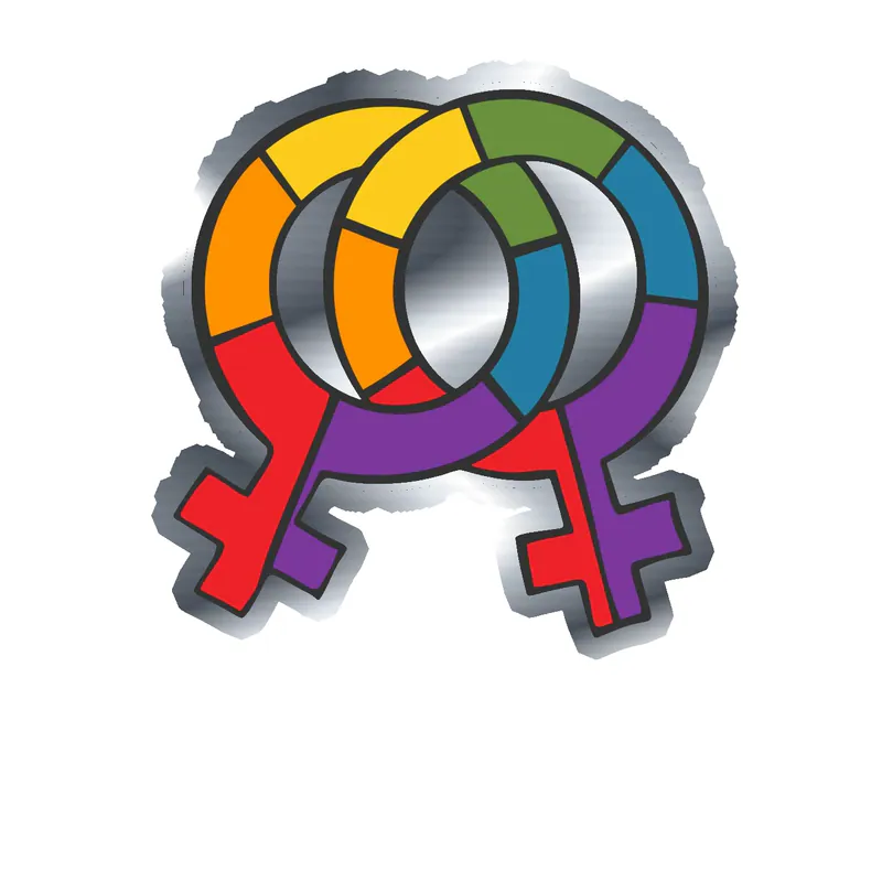 Pride Silver Chrome Vinyl Decals - Custom Size