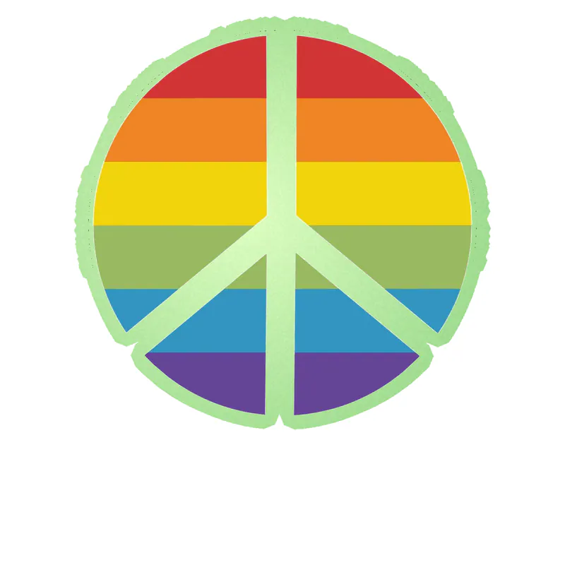 Pride Glow in the Dark Vinyl Decals - Custom Size