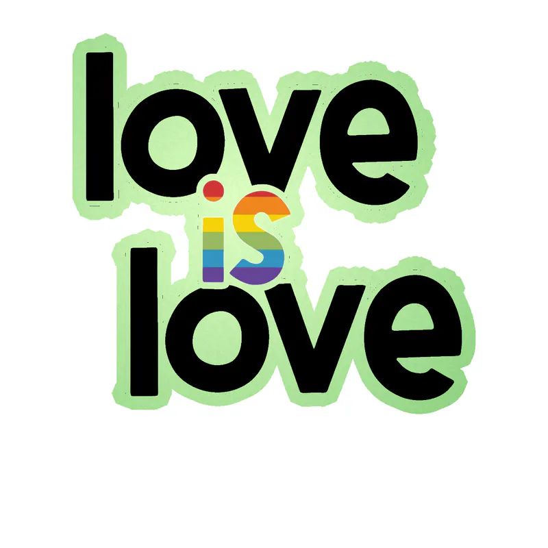 Pride Glow in the Dark Vinyl Decals - Custom Size