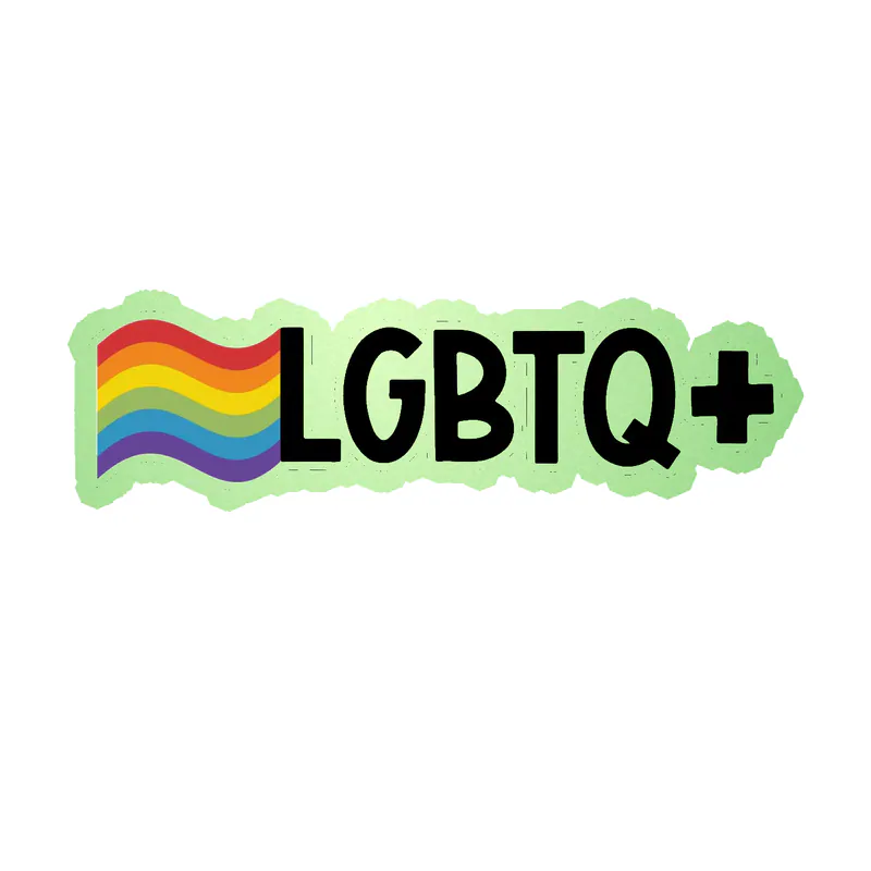 LGBTQ+ Glow in the Dark Vinyl Decals - Custom Size