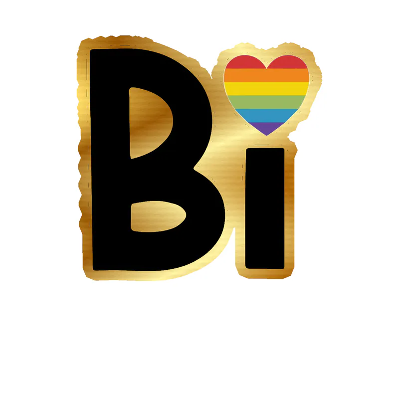 Pride Gold Chrome Vinyl Decals - Custom Size