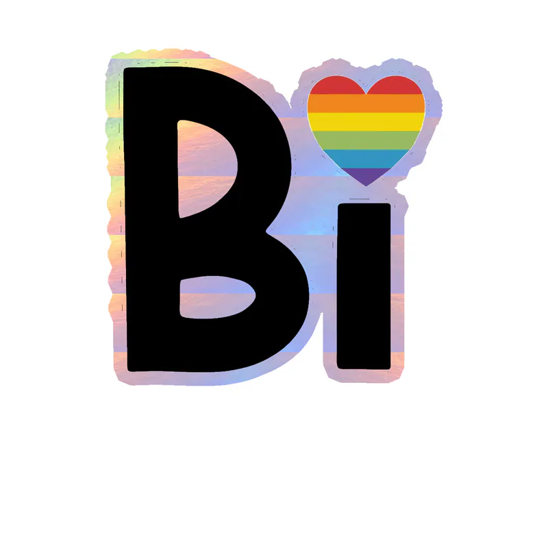 Pride Holographic Vinyl Decals - Custom Size