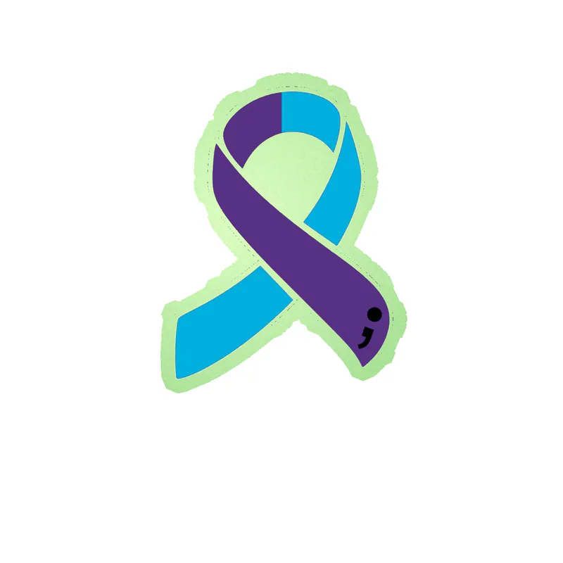 Mental Health Glow in the Dark Vinyl Decals - Custom Size