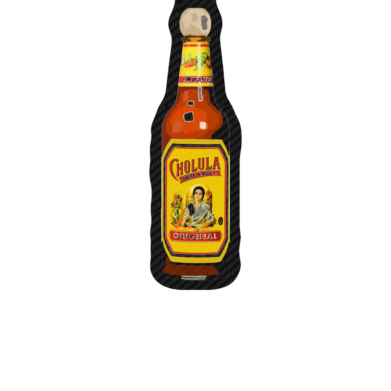 Cholula Carbon Fiber Vinyl Decal - Custom Size