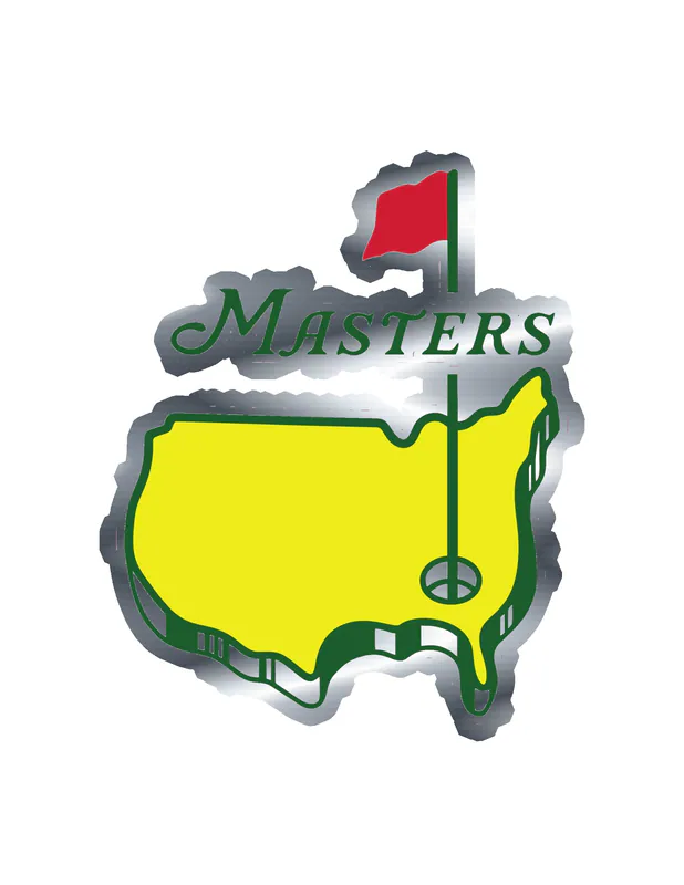 Masters Logo- Silver Chrome Vinyl Decal - Custom Size