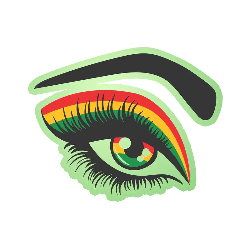 Juneteenth Glow in the Dark Vinyl Decals - Custom Size