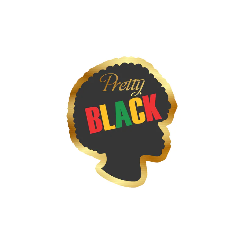 Juneteenth Gold Chrome Vinyl Decals - Custom Size
