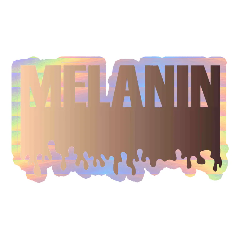 Juneteenth Holographic Vinyl Decals - Custom Size