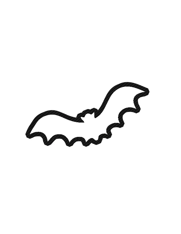 Bat Carbon Fiber Vinyl Decal