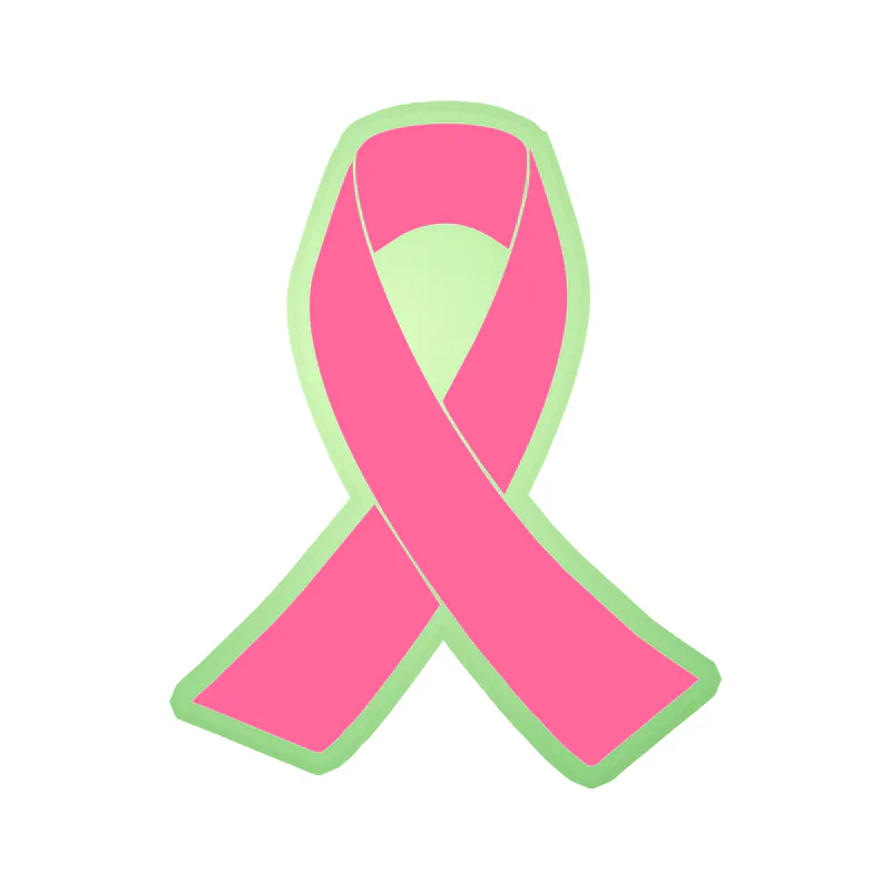 Breast Cancer Awareness Glow in the Dark Vinyl Decal - Custom Size