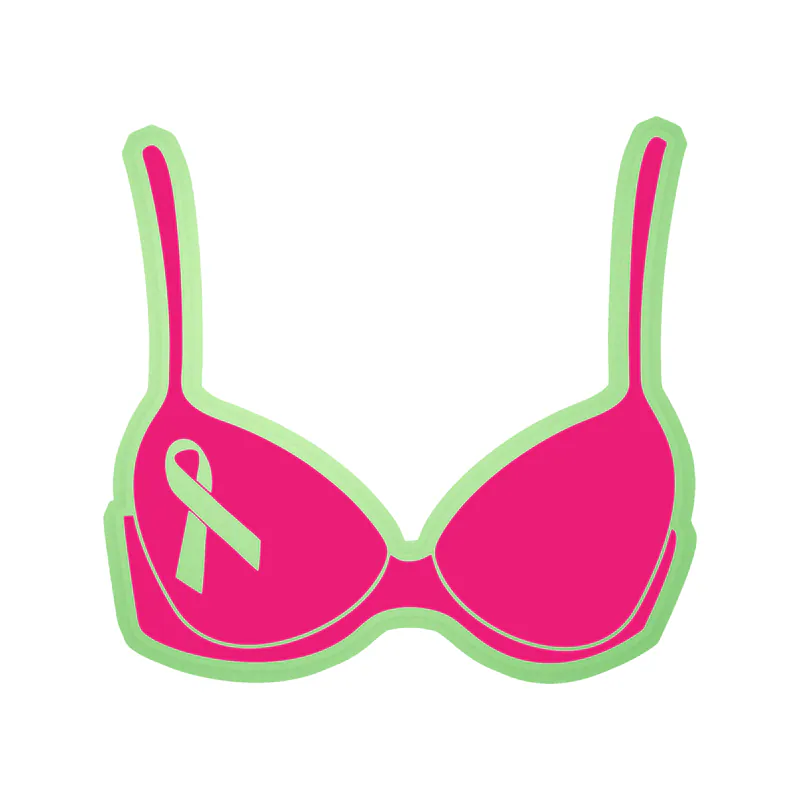 Breast Cancer Awareness Glow in the Dark Vinyl Decal - Custom Size