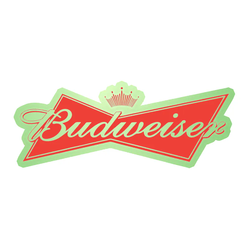 Budweiser Glow in the Dark Vinyl Decal - Custom Size