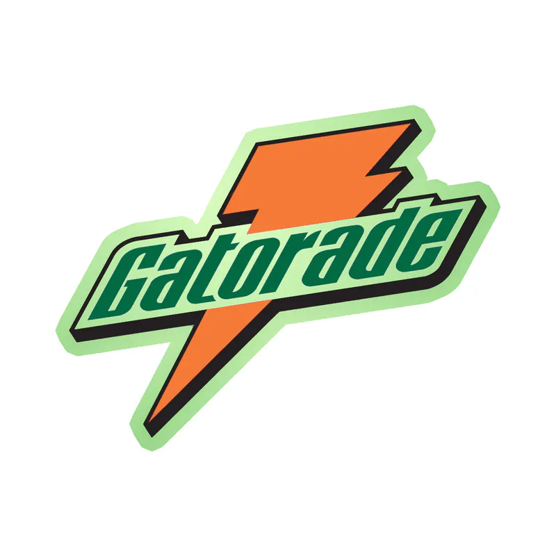 Retro Gatorade Glow in the Dark Vinyl Decal