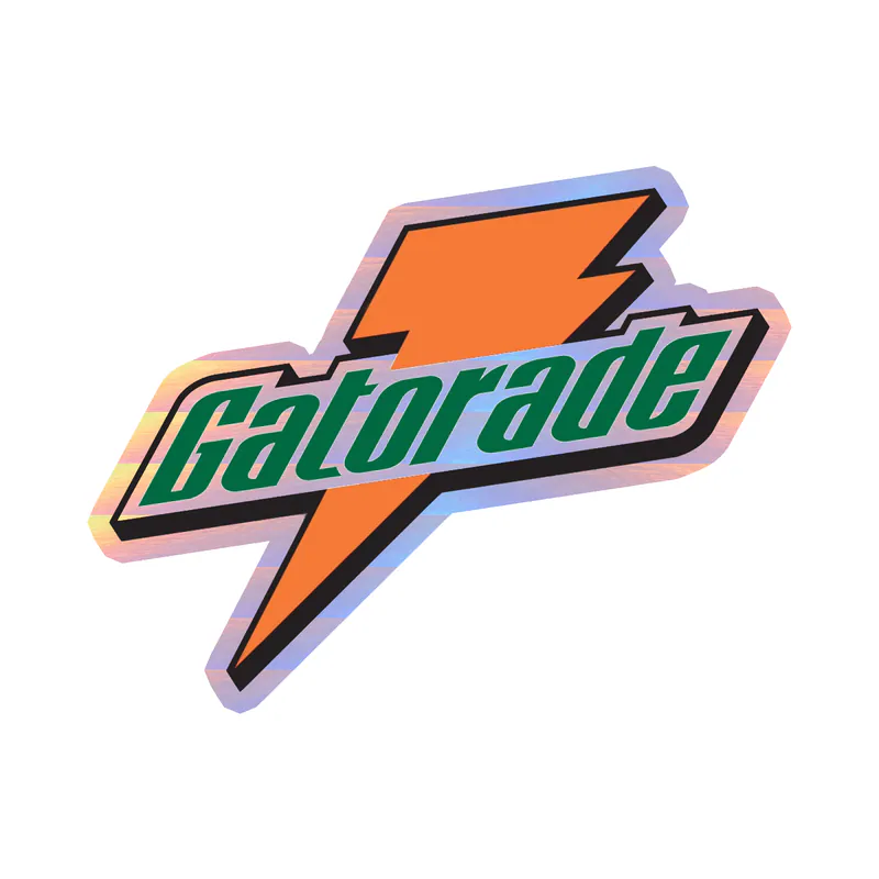 Retro Gatorade Holographic Vinyl Decal