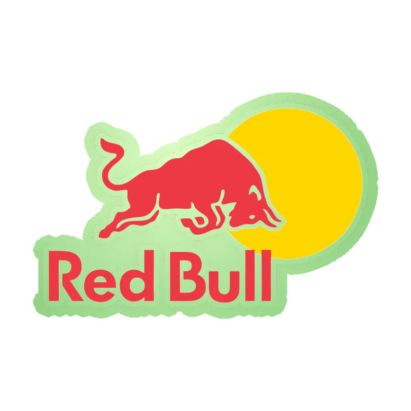 Redbull Glow in the Dark Vinyl Decal