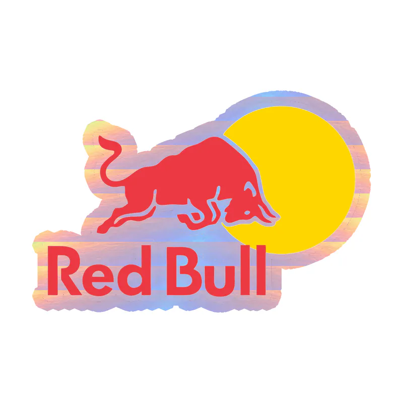 Redbull Holographic Vinyl Decal