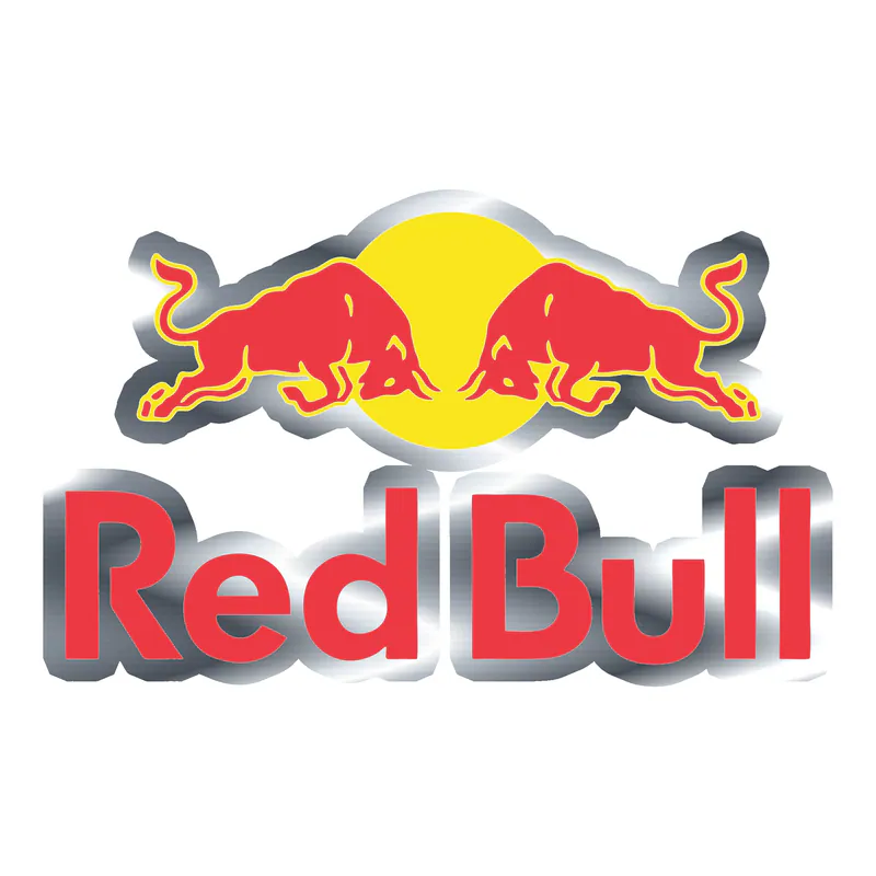 Redbull Silver Chrome Vinyl Decal