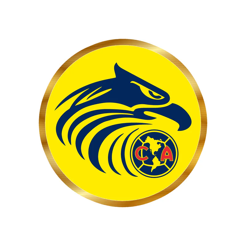 Club America - Image 1 - Gold Chrome Vinyl Decal