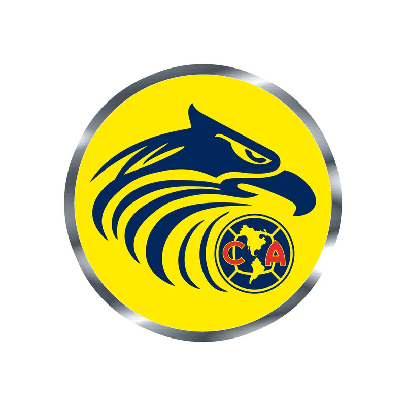 Club America - Image 1 - Silver Chrome Vinyl Decal