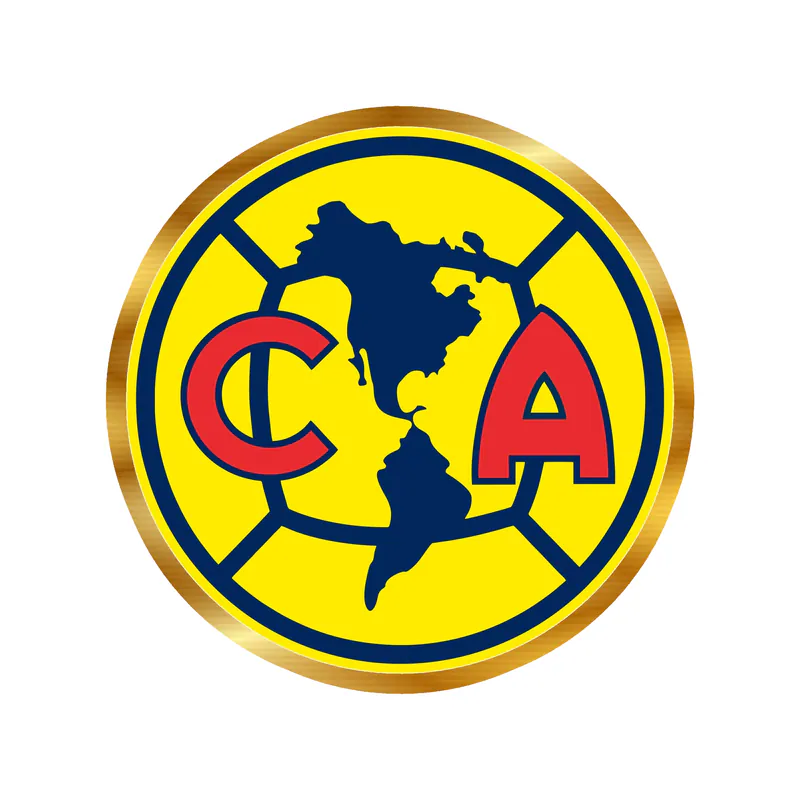 Club America - Image 2 - Gold Chrome Vinyl Decal