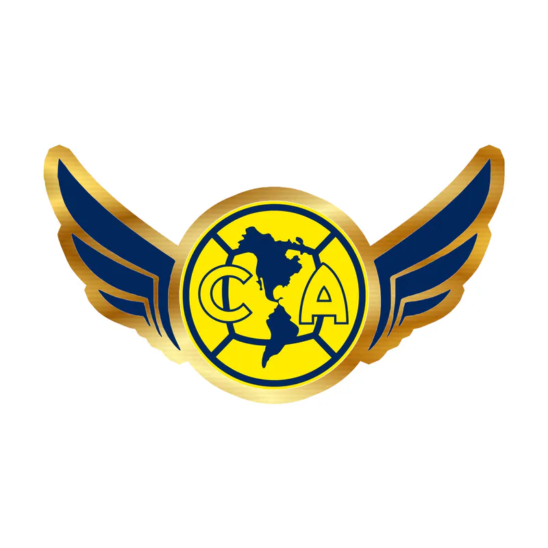 Club America - Image 4 - Gold Chrome Vinyl Decal