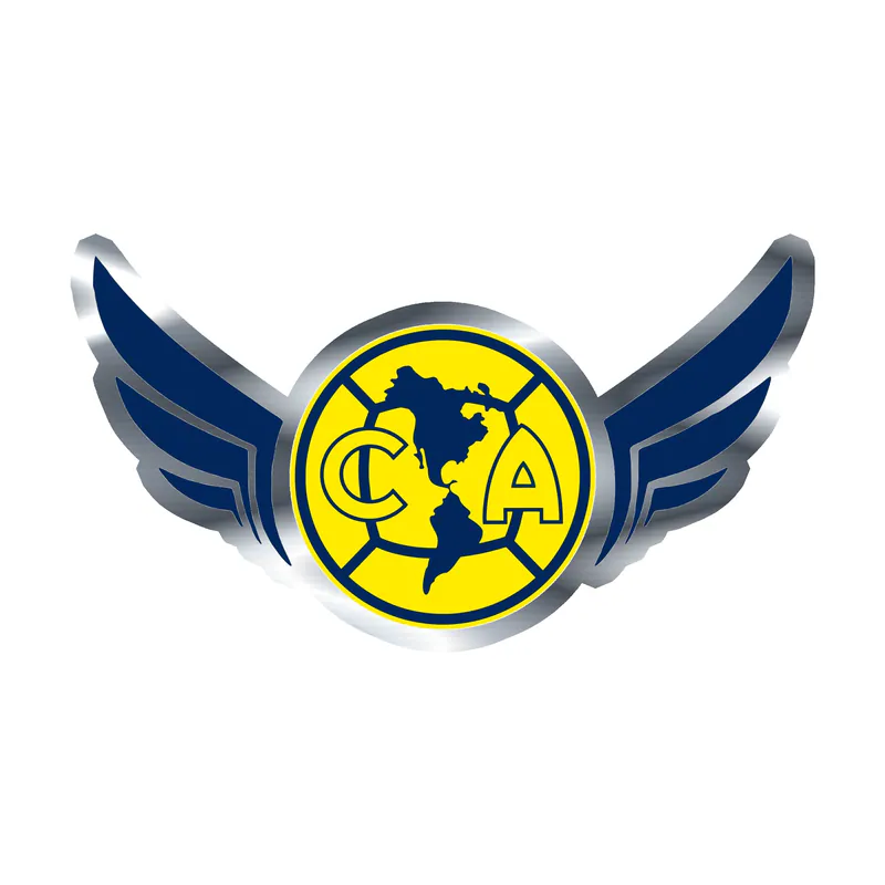 Club America - Image 4 - Silver Chrome Vinyl Decal