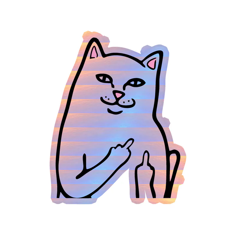 Rip N Dip - Holographic Vinyl Decal