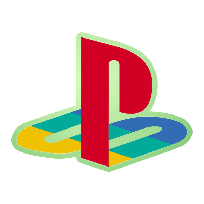 Playstation - Glow in the Dark Vinyl Decal
