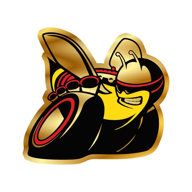 Scat Pack - Gold Chrome Vinyl Decal