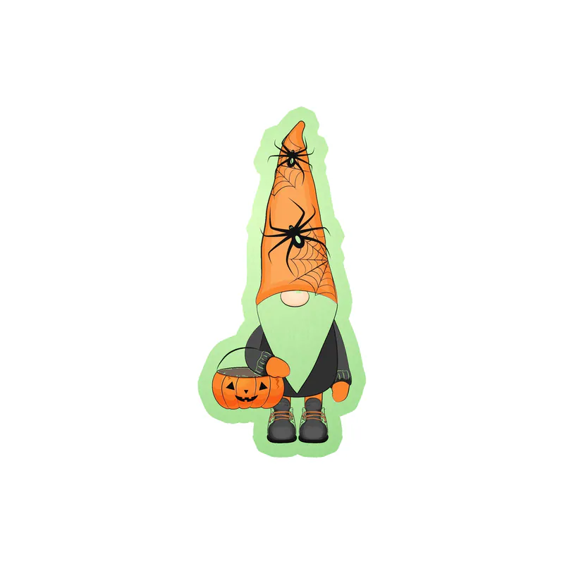 Gnomes Glow in the Dark Vinyl Decal - Custom Size