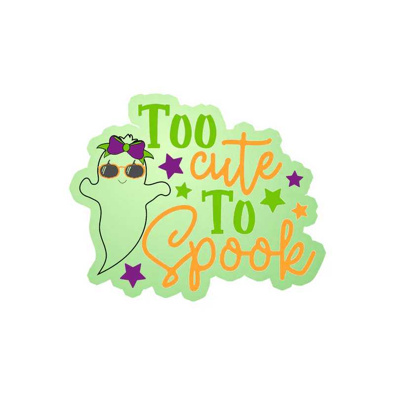 Halloween Glow in the Dark Vinyl Decal - Custom Size