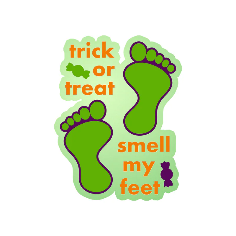 Halloween Glow in the Dark Vinyl Decal - Custom Size