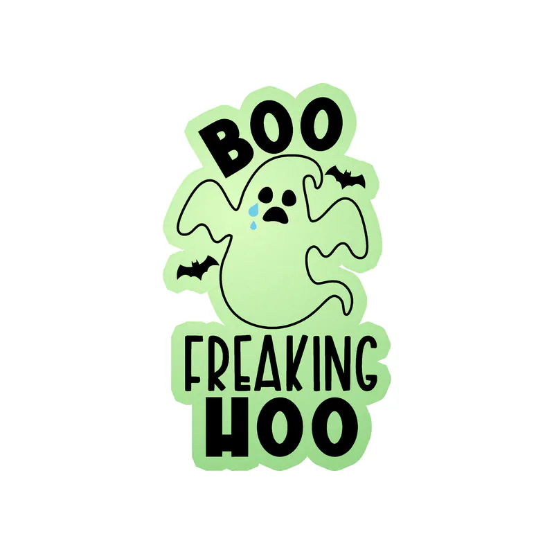 Halloween Glow in the Dark Vinyl Decal - Custom Size