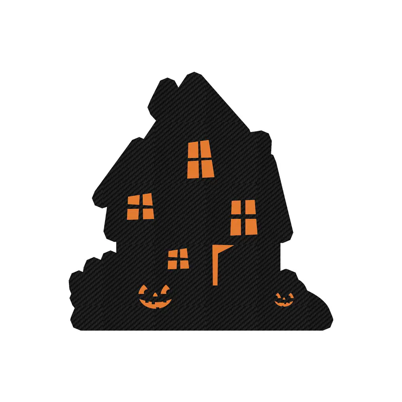 Halloween Carbon Fiber Vinyl Decal - Custom Size