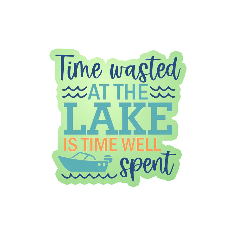 Lake Glow in the Dark Vinyl Decal - Custom Size