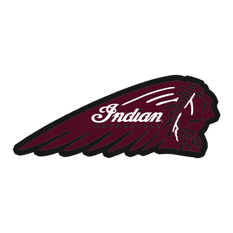 Indian Motorcycles Carbon Fiber Vinyl Decal- Custom Size