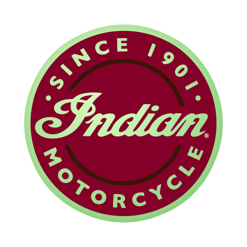 Indian Motorcycles Glow in the Dark Vinyl Decal- Custom Size