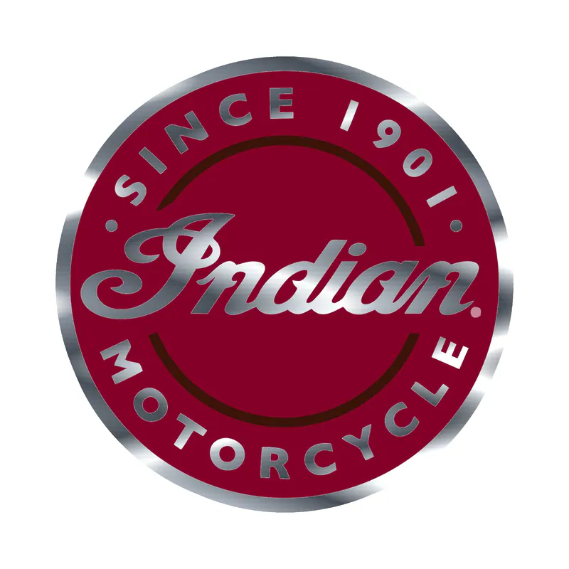 Indian Motorcycles Silver Chrome Vinyl Decal- Custom Size