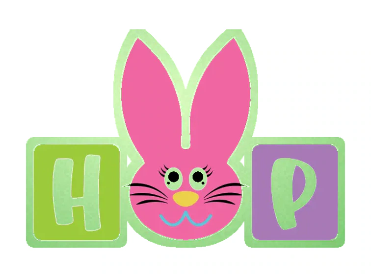 Hop - Glow in the Dark Vinyl Sticker - Custom Size