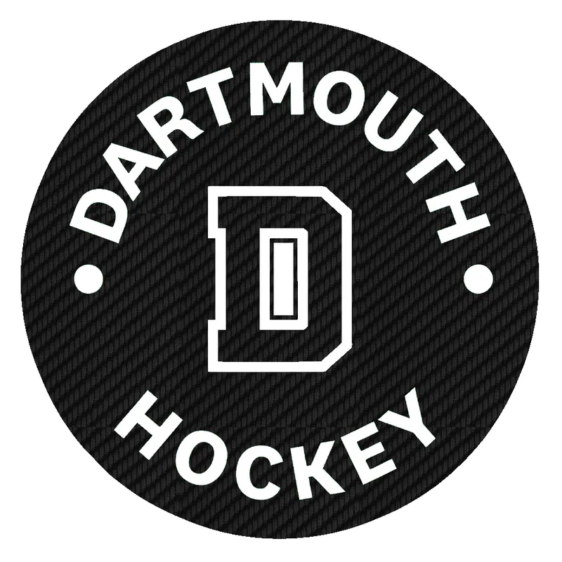 DARTMOUTH HOCKEY - Carbon Fiber Vinyl Sticker - Custom Size