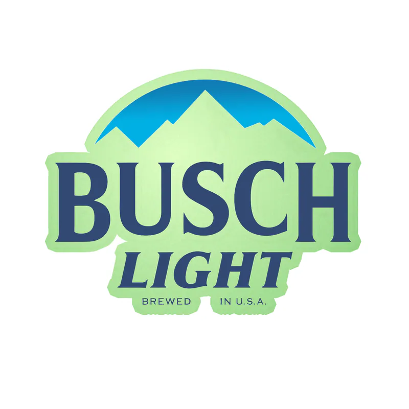 Busch Light Glow in the Dark Vinyl Decal - Custom Size