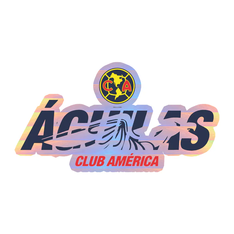Club America - Aguilas - Holographic Vinyl Decal
