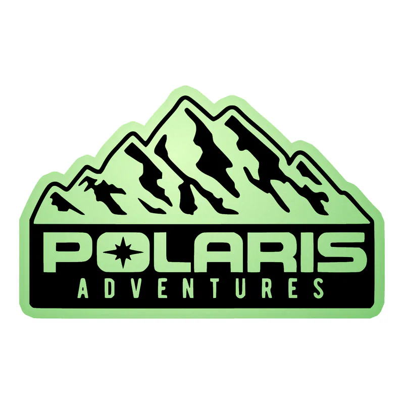 Polaris Glow in the Dark Vinyl Decal - Custom Size