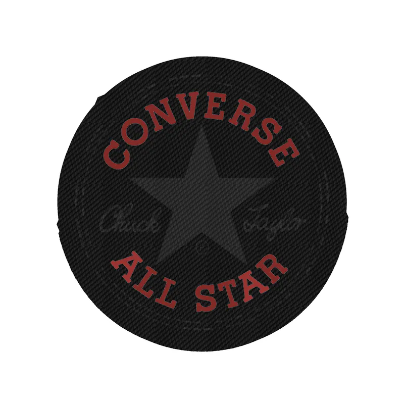 Converse Carbon Fiber Vinyl Decal - Custom Size