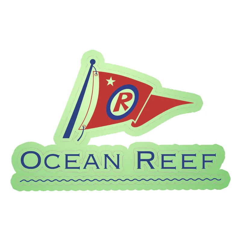 Ocean Reef  Glow in the Dark Vinyl Decal - Custom Size