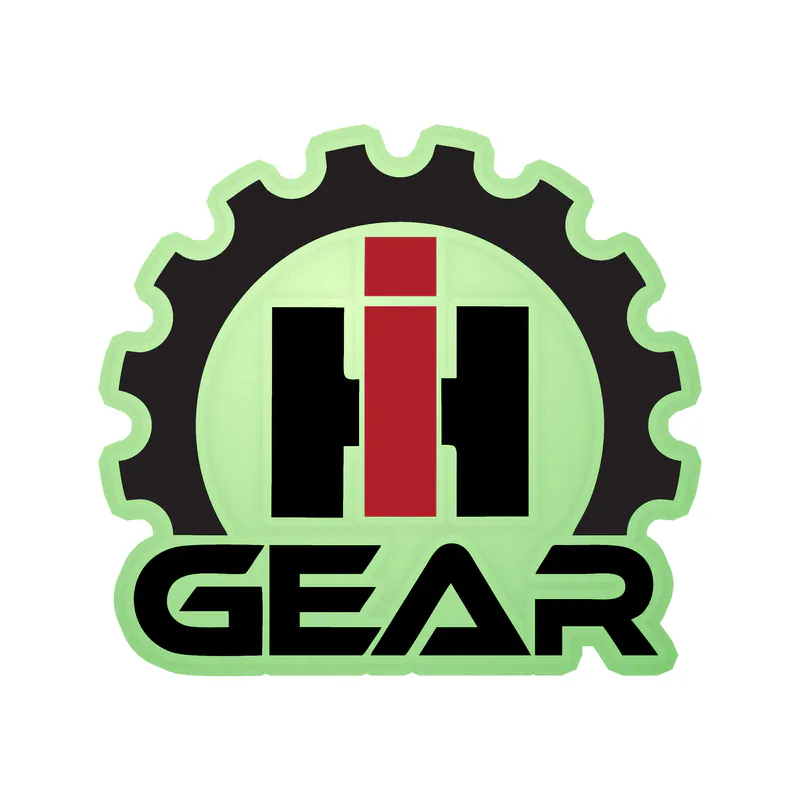 Case International Tractors Glow in the Dark Vinyl Decal - Custom Size