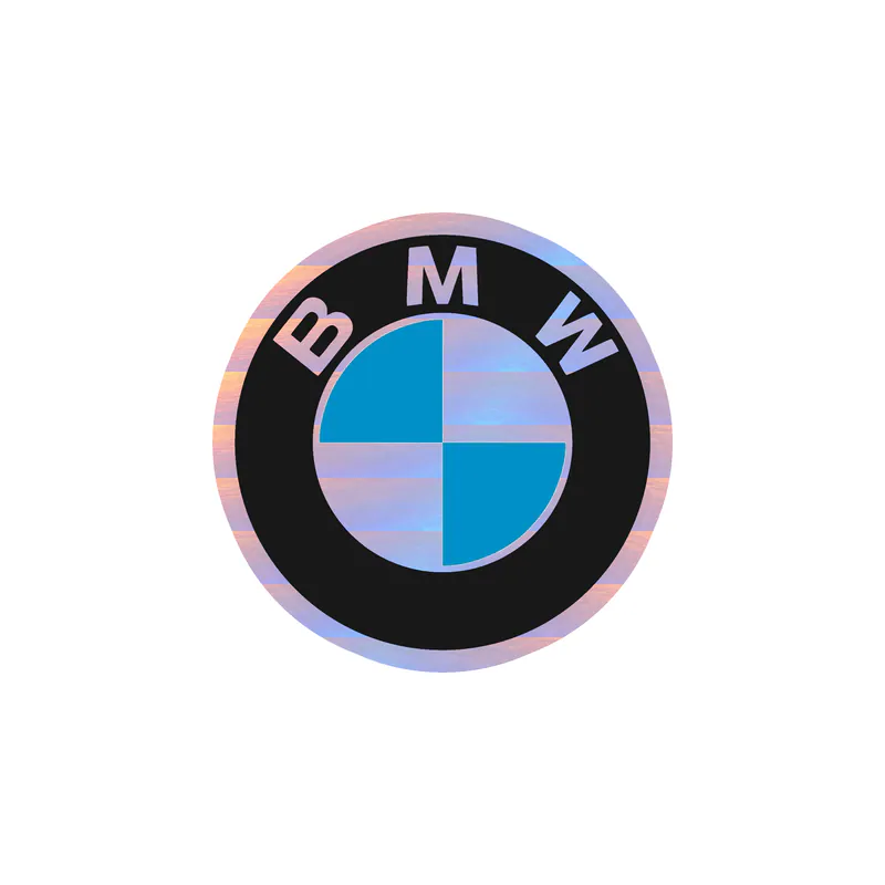 BMW Holographic Vinyl Decal