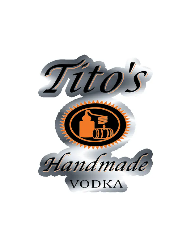 Tito's Vodka - Silver Chrome Vinyl Decal
