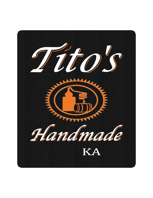 Tito's Vodka - Carbon Fiber Vinyl Decal