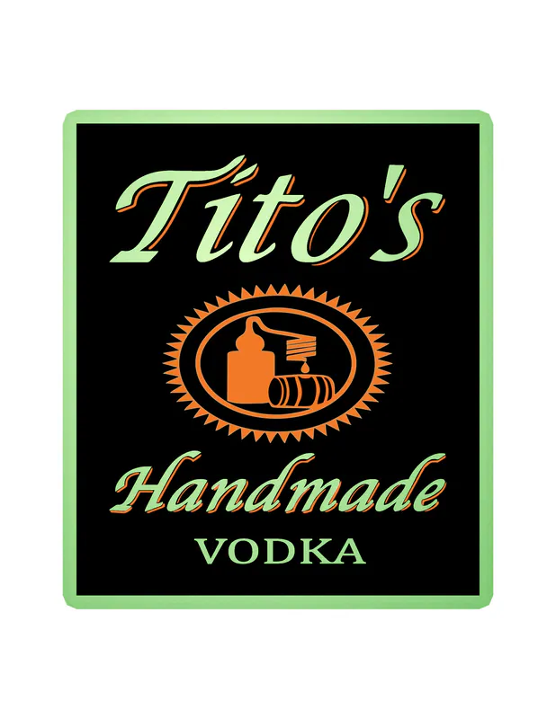 Tito's Vodka - Glow in the Dark Vinyl Decal
